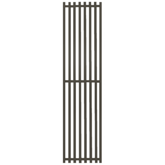 Радиатор отопления Genesis-Aqua Siena 160x45 см Черно-оливковый