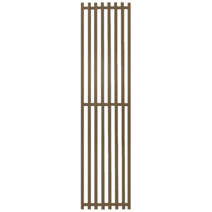 Радиатор отопления Genesis-Aqua Siena 160x45 см Серое хаки