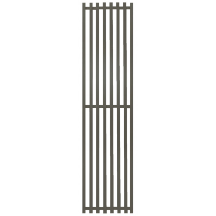 Радиатор отопления Genesis-Aqua Siena 160x45 см Брезентово-серый