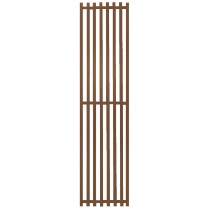 Радиатор отопления Genesis-Aqua Siena 180x45 см Глиняный коричневый