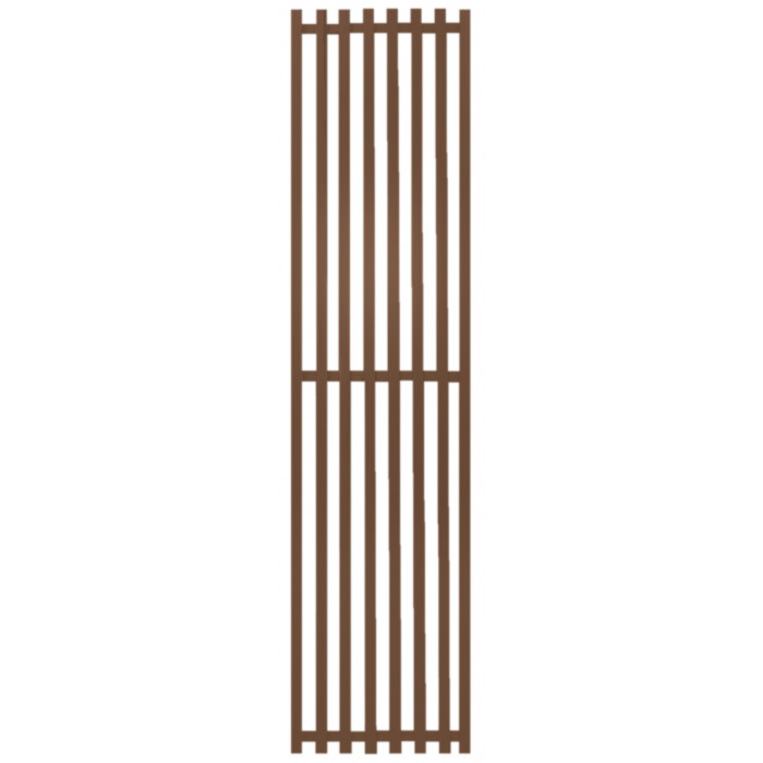 Радиатор отопления Genesis-Aqua Siena 160x45 см Палево-коричневый