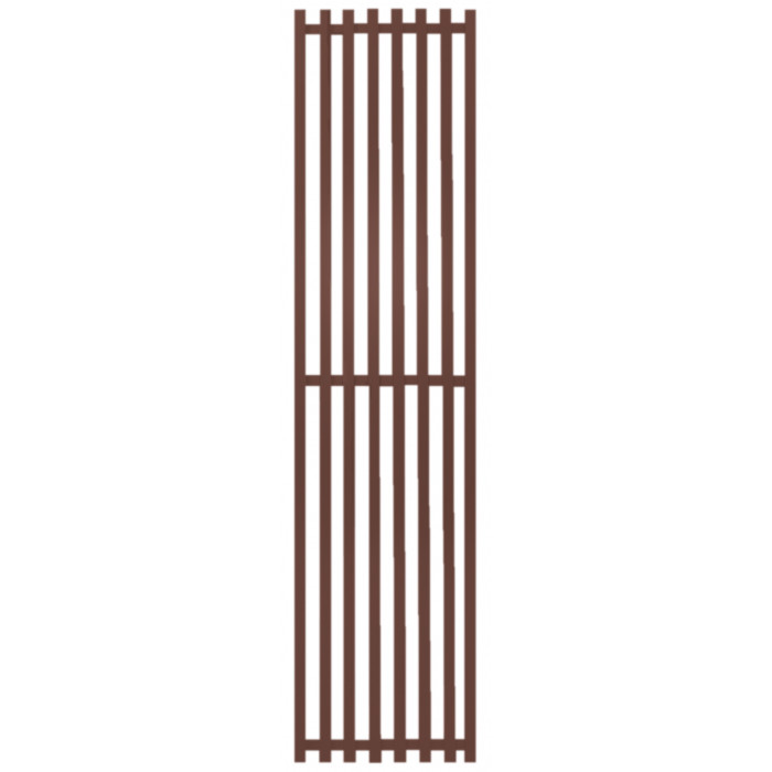 Радиатор отопления Genesis-Aqua Siena 180x45 см Красно-коричневый