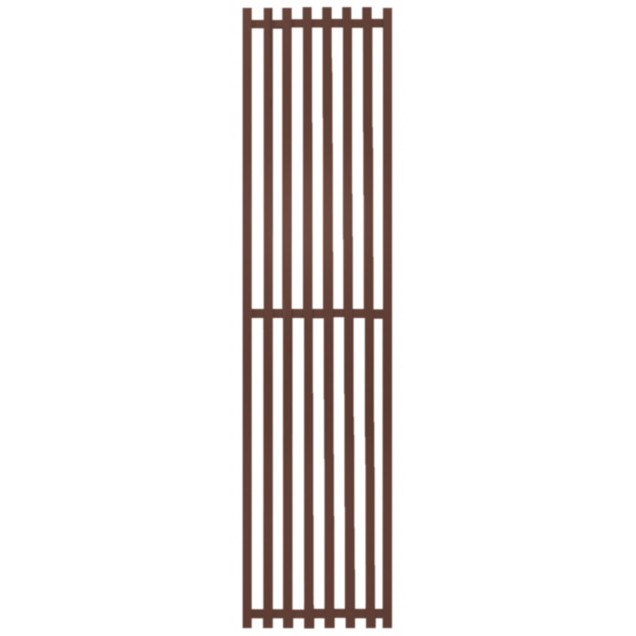Радиатор отопления Genesis-Aqua Siena 160x45 см Каштаново-коричневый