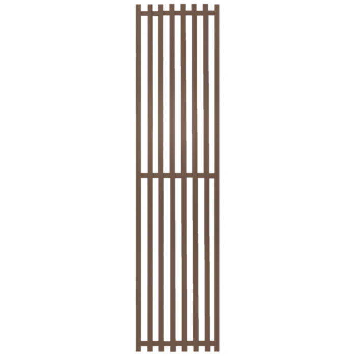 Радиатор отопления Genesis-Aqua Siena 180x45 см Бледно-коричневый