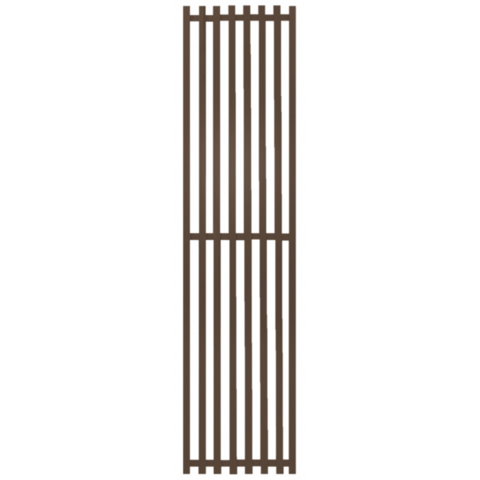 Радиатор отопления Genesis-Aqua Siena 160x45 см Земельно-коричневый