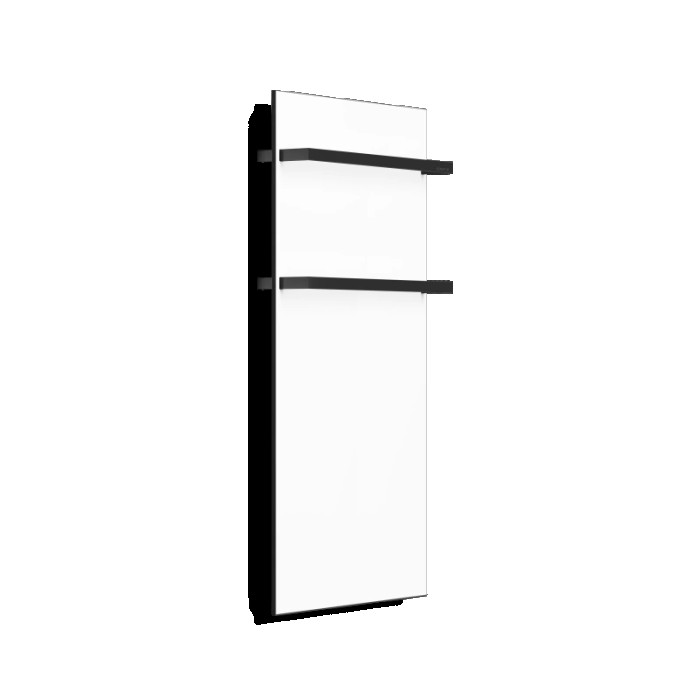 Рушникосушка скляна Hybro ONYX s 2m біла, 470x900x8 мм, 350 Вт матова