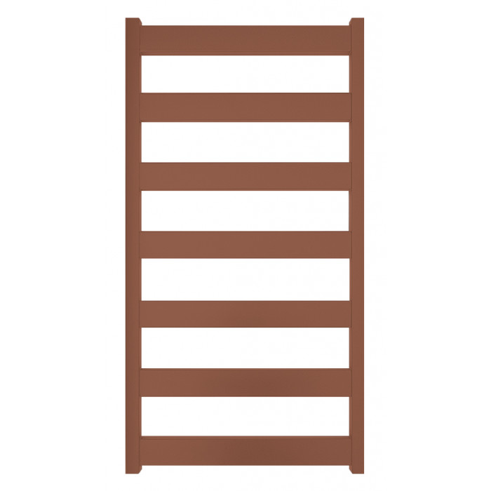 Водяной полотенцесушитель Genesis-Aqua Bull 100x53 см Медно-коричневый