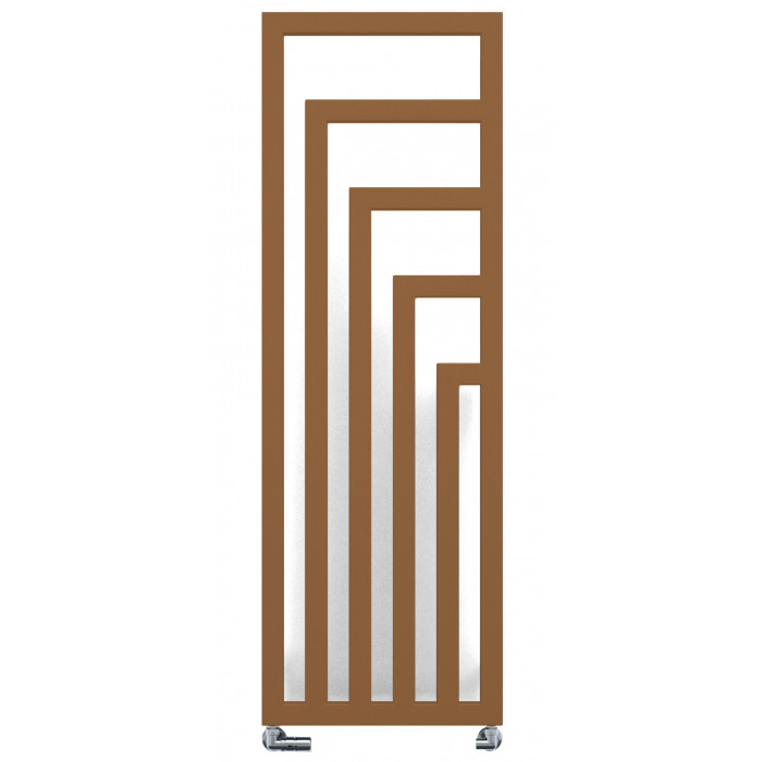 Водяний сушка для рушників Genesis-Aqua Vero 140x53 см Охра коричнева