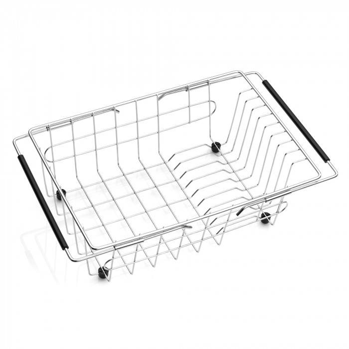 Кошик металевий GRANADO Inox (Сатин) 245х350-530х120 (ga1111)