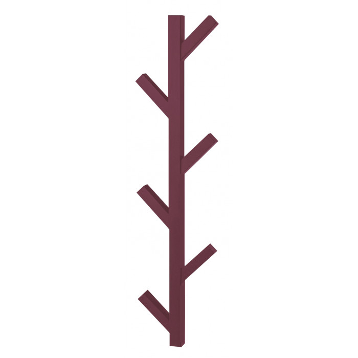 Водяний сушка для рушників Genesis-Aqua Albero 100 см Бордово-фіолетовий