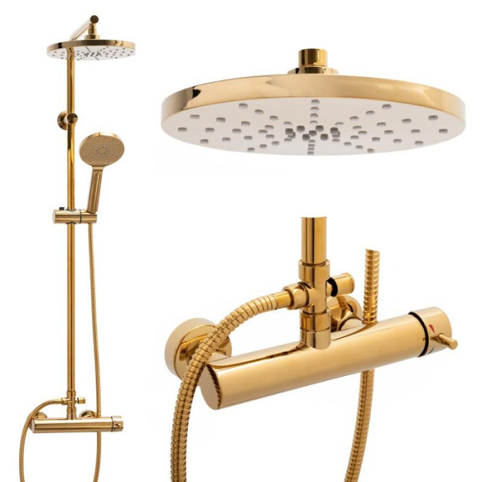 Душевой гарнитур Yoka DUBAJ 23 GOLD золотой