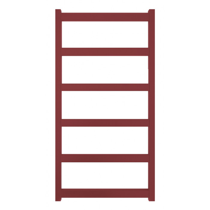 Водяний сушка для рушників Genesis-Aqua Minimal 100x53 см Рубіново-червоний