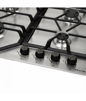 Поверхность газовая на металле Weilor GM 604 SS