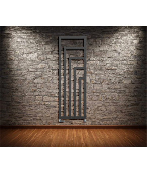 Радиатор отопления Genesis-Aqua Vero 140x53 см Коричнево-оливковый
