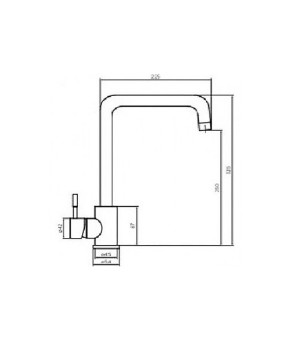 Смеситель Damixa Origin Line 760710000