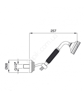 Душевая система Bugnatese Olympia Monocomando 8572 19714 99302 19254 DO