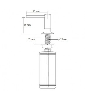 Дозатор для мыла Fabiano FASD 42 Chrome 8241.401.0044