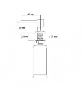 Дозатор для мыла Fabiano FASD 41 Inox 8241.401.0045