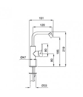 Смеситель Bugnatese Simple 6625 OP