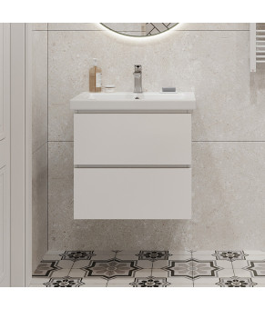 Тумба Kast Afina 60 см подвесная с раковиной Como 60 KS000107