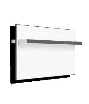 Полотенцесушитель стеклянный Hybro ONYX s 1l белый, 620x300x8 мм, 160 Вт матовый