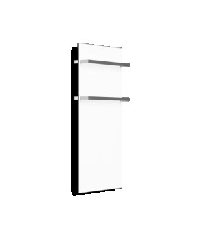Полотенцесушитель стеклянный Hybro ONYX s 2m белый, 470x900x8 мм, 350 Вт матовый