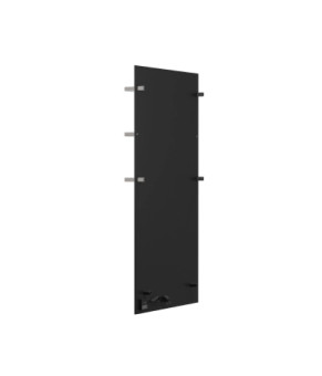 Полотенцесушитель стеклянный ONYX s 3m черный, 470x1200x8 мм, 470 Вт матовый