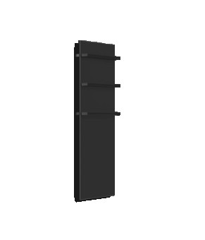 Полотенцесушитель стеклянный ONYX s 3m черный, 470x1200x8 мм, 470 Вт матовый