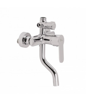 Душевая система Qtap Plava универсальная на три потребителя (с изливом) QT1004CRM Chrome (SD00023728)
