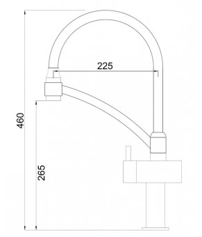 Смеситель Fabiano FKMS 60 Inox 8232.403.0757