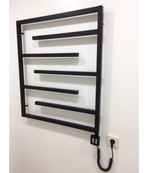 Электрический полотенцесушитель Genesis-Aqua Infinite 80x53 см Лимонно-желтый