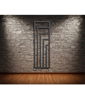Водяной полотенцесушитель Genesis-Aqua Vero 140x53 см Светло-розовый
