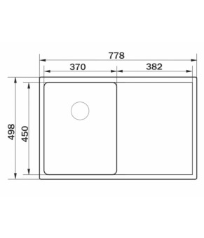 Мойка кухонная GRANADO Monfero S304 307x450x200 (GS05304)