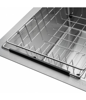 Кошик металевий GRANADO Inox (Сатин) 245х350-530х120 (ga1111)