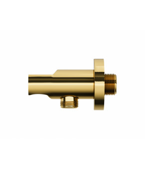 Душевой гарнитур скрытого монтажа Corsan LUGO GOLD + BOX золото с термостатом