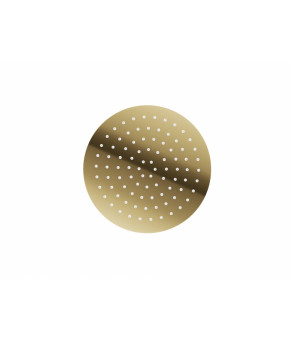 Душевой гарнитур скрытого монтажа Corsan LUGO GOLD + BOX золото с термостатом