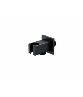 Душевой гарнитур скрытого монтажа Corsan ADOUR BLACK + BOX черный с термостатом