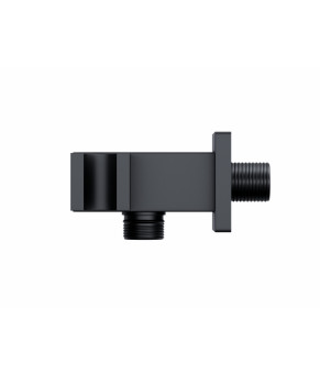 Душевой гарнитур скрытого монтажа Corsan Plomeria BLACK + BOX черный с термостатом
