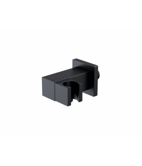 Душевой гарнитур скрытого монтажа Corsan Plomeria BLACK + BOX черный с термостатом