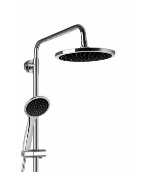 Душевой гарнитур Corsan KLAR FIBER CHROME BLACK