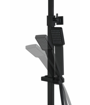 Душевой гарнитур Corsan ANGO BLACK MATT с термотстатом