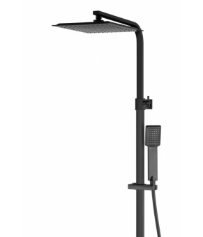 Душевой гарнитур Corsan ANGO BLACK MATT