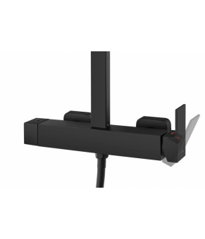Душевой гарнитур Corsan ANGO BLACK MATT