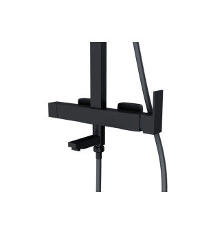 Душевой гарнитур Corsan ANGO BLACK MATT с изливом