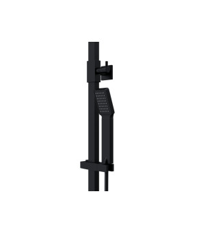 Душевой гарнитур Corsan ANGO BLACK MATT с изливом