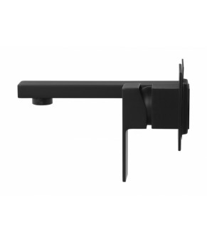 Смеситель для раковины (умывальника) скрытого монтажа Corsan ANGO BLACK MATT