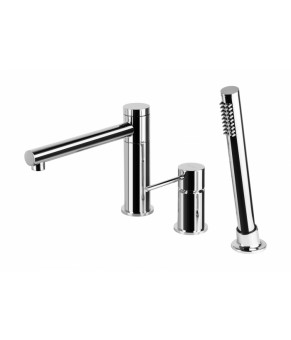 Смеситель для ванны Corsan  LUGO CHROME хром на борт ванны