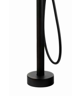 Смеситель для ванны Corsan LUGO BLACK MATT черный напольный
