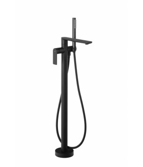 Смеситель для ванны Corsan TRINO BLACK MATT черный напольный