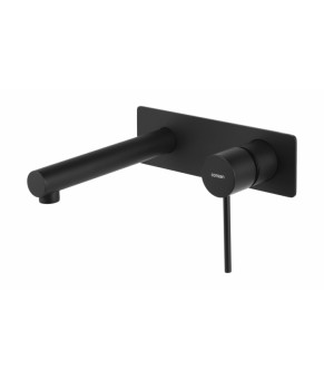 Смеситель для раковини (умывальника) скрытого монтажа Corsan LUGO BLACK MATT